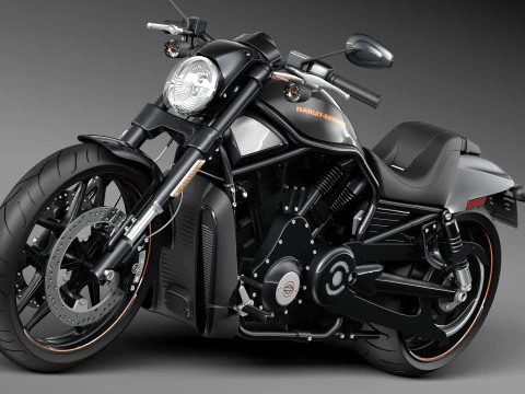 Harley-Davidson V-rod Night Rod Spesial 2013 Model 3D