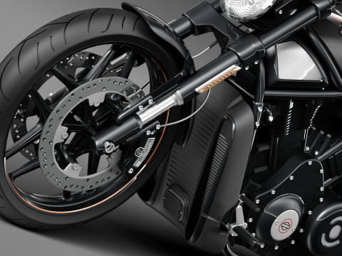 Harley-Davidson V-rod Night Rod Special 2013 Modelo 3D