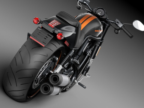 Harley-Davidson V-rod Night Rod Special 2013 Modelo 3D