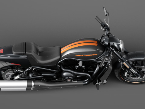 Harley Davidson V rod Night Rod Special 2013 Modello 3D in Motocicletta 3DExport