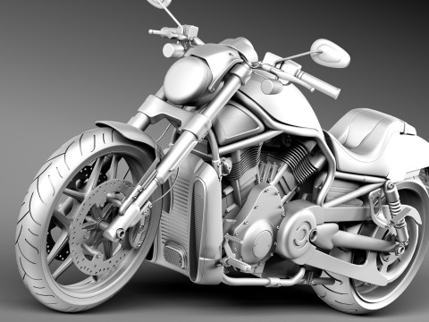 Harley-Davidson V-rod Night Rod Special 2013 Modelo 3D