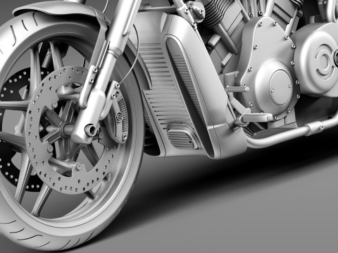 Harley-Davidson V-rod Night Rod Special 2013 Modelo 3D