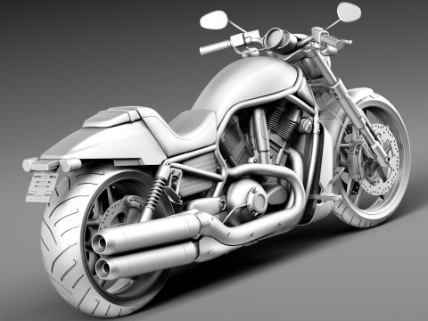 Harley-Davidson V-rod Night Rod Special 2013 Modelo 3D