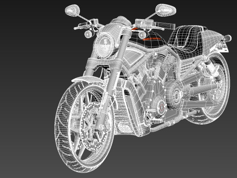 Harley-Davidson V-rod Night Rod Special 2013 Modelo 3D