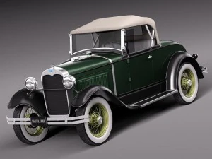 Modello A Roadster 1929-1931 Modello 3D