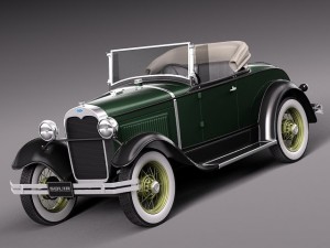 Model A Roadster 1929-1931 Model 3D