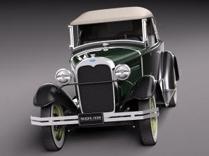 Model A Roadster 1929-1931 Model 3D