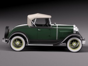 Model A Roadster 1929-1931 Model 3D
