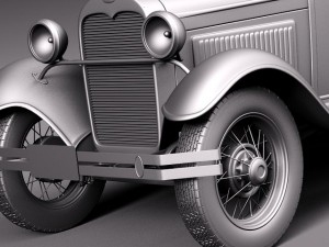 Model A Roadster 1929-1931 Model 3D