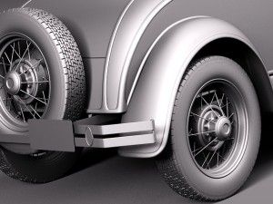 Model A Roadster 1929-1931 Model 3D