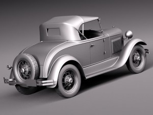 Model A Roadster 1929-1931 Model 3D