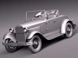 Model A Roadster 1929-1931 Model 3D