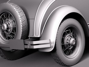 Model A Roadster 1929-1931 Model 3D