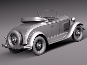 Model A Roadster 1929-1931 Model 3D