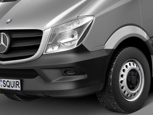 Mercedes-Benz Sprinter Passenger Van 2014 3D Модель