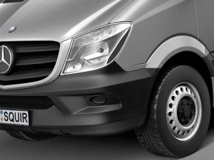 Mercedes-Benz Sprinter Passenger Van 2014 3D Model