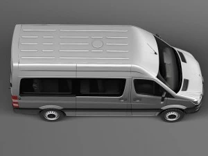 Mercedes-Benz Sprinter Passenger Van 2014 3D Model