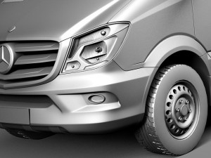 Mercedes-Benz Sprinter Passenger Van 2014 3D Модель