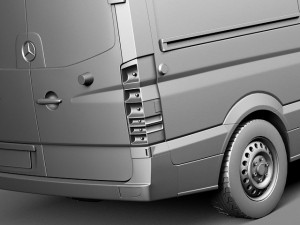 Mercedes-Benz Sprinter Passenger Van 2014 3D Модель