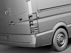 Mercedes-Benz Sprinter Passenger Van 2014 3D Model