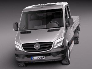 Mercedes-Benz Sprinter Pickup Long 2014 3D Модель