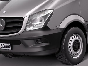 Mercedes-Benz Sprinter Pickup Long 2014 3D Модель