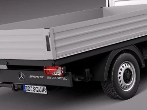 Mercedes-Benz Sprinter Pickup Long 2014 3D Model