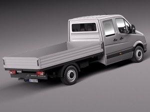 Mercedes-Benz Sprinter Pickup Long 2014 3D Модель