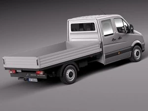 Mercedes-Benz Sprinter Pickup Long 2014 3D Model