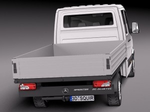Mercedes-Benz Sprinter Pickup Long 2014 3D Модель