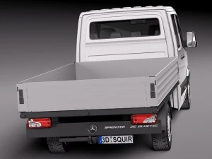 Mercedes-Benz Sprinter Pickup Long 2014 3D Model