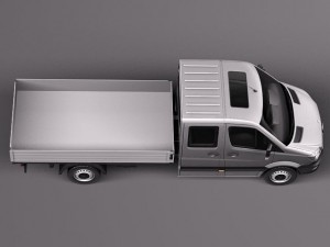 Mercedes-Benz Sprinter Pickup Long 2014 3D Модель
