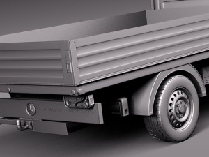 Mercedes-Benz Sprinter Pickup Long 2014 3D Модель