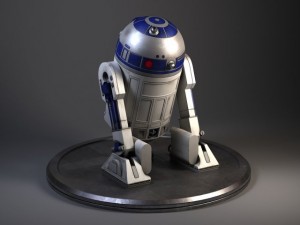 R2D2 Star Wars Droid Robot Modèle 3D