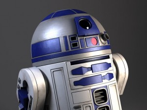 R2D2 Star Wars Droid Robot Modèle 3D