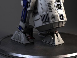 R2D2 Star Wars Droid Robot Modèle 3D
