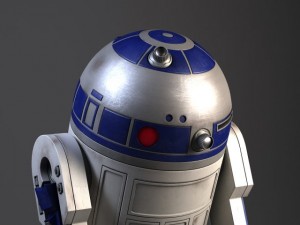 R2D2 Star Wars Droid Robot Modèle 3D