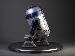 R2D2 Star Wars Droid Robot Modèle 3D