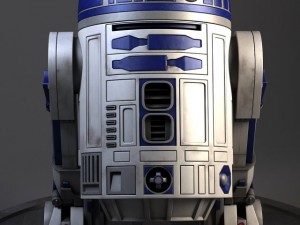 R2D2 Star Wars Droid Robot Modèle 3D