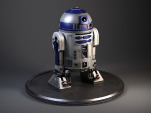 R2D2 Star Wars Droid Robot Modèle 3D
