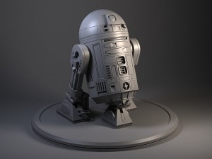R2D2 Star Wars Droid Robot Modèle 3D