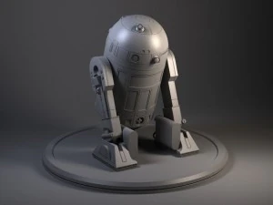 R2D2 Star Wars Droid Robot 3D Model