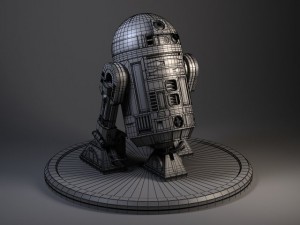 R2D2 Star Wars Droid Robot Modèle 3D