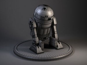 R2D2 Star Wars Droid Robot Modèle 3D