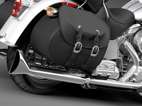 Harley-Davidson Springer FLSTS Heritage 2013 3D Model