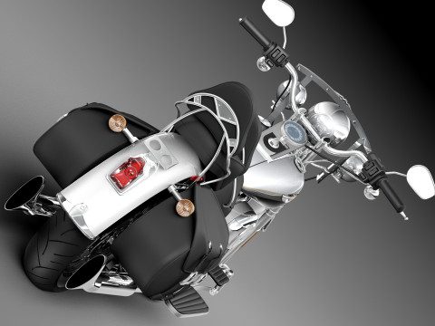 Harley-Davidson Springer FLSTS Heritage 2013 3D Model