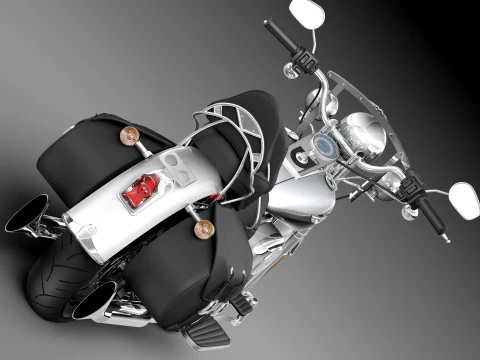 Harley-Davidson Springer FLSTS Patrimonio 2013 Modelo 3D