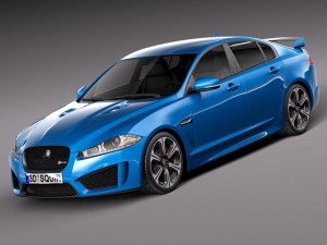 Jaguar XFR S 2014 3D Модель