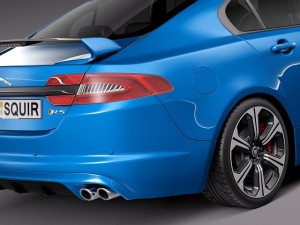 Jaguar XFR S 2014 3D 模型
