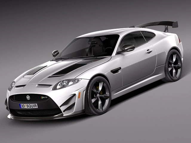 Jaguar XKR S GT 2014 3D Model .c4d .max .obj .3ds .fbx .stl .blend 